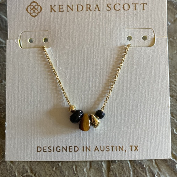 Kendra Scott Faye Strand Necklace - Brown Mix NWT - Picture 6 of 7